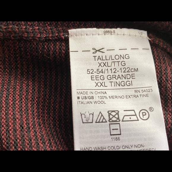 NWT B.R. 100% Fine Merino Wool Sweater - Picture 4 of 5